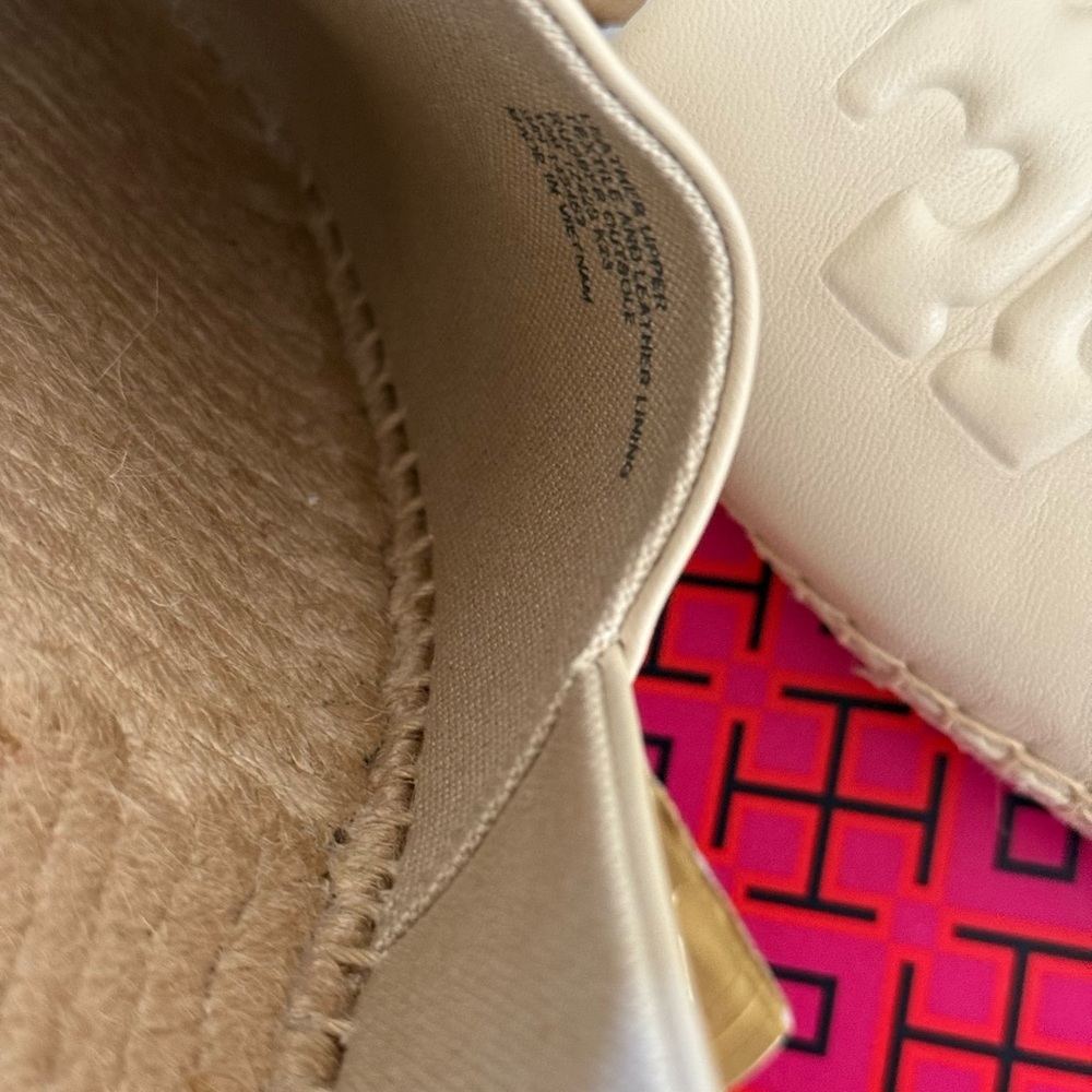 New Tory Burch  Dulce EVERLY LEATHER ESPADRILLE
NEVADA RETRO - Picture 7 of 12
